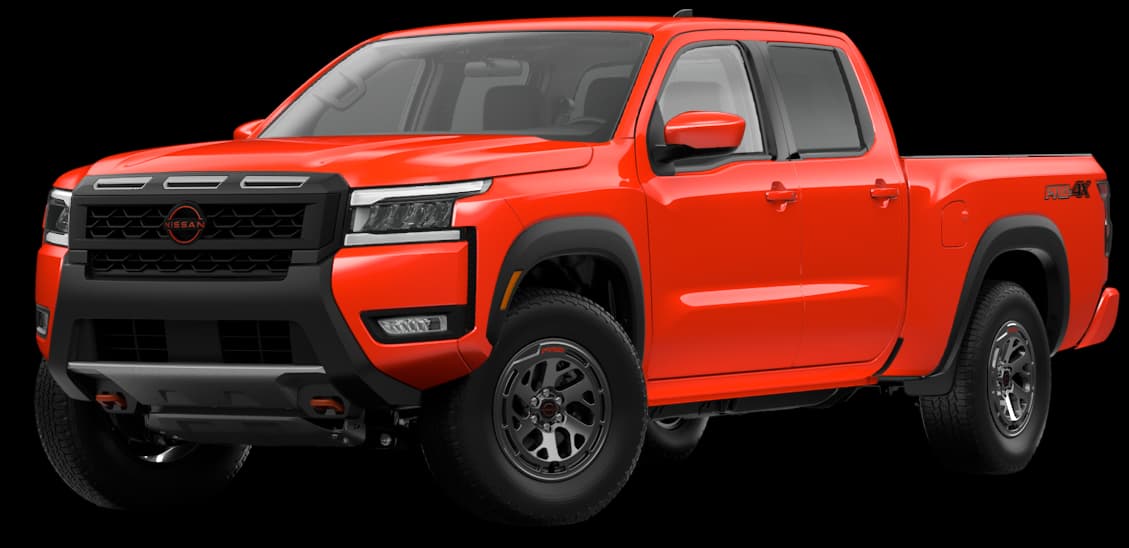 Crew Cab PRO-4X Long Bed 4x4 in Afterburn Orange