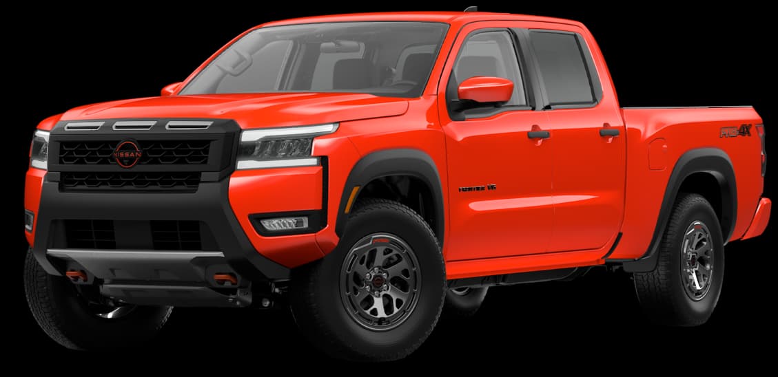 Crew Cab PRO-4X Long Bed 4x4 in Afterburn Orange